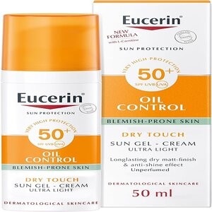 Eucerin Sun Protection Gel Cream for Oil Control with SPF50+ - 50 ml